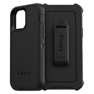 Defender Series Pro Phone Case for Apple iPhone 12, iPhone 12 Pro - Black